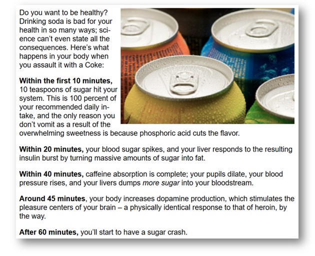 Mouthful Matters - disturbing facts about fizzy drinks