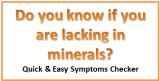 Deficiency Diseases caused by lack of Minerals